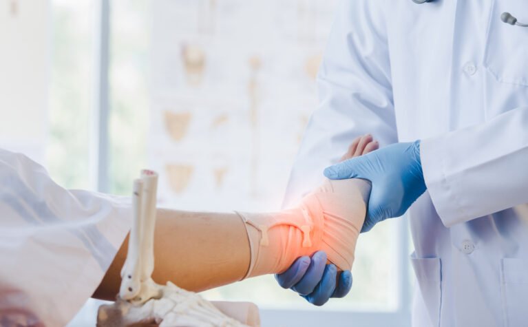 Close-up,Of,Pictures,Of,A,Male,Orthopedic,Doctor,Or,Orthopedic