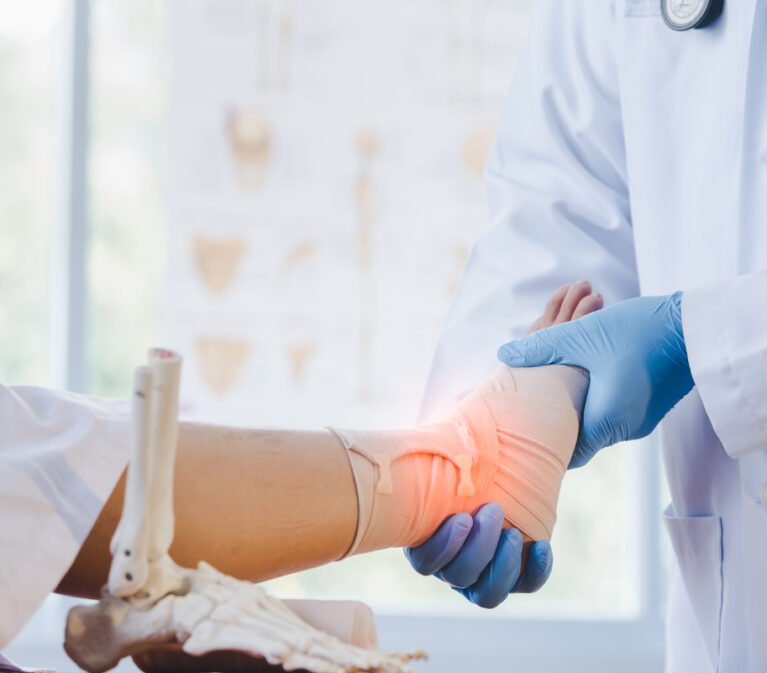 Close-up,Of,Pictures,Of,A,Male,Orthopedic,Doctor,Or,Orthopedic